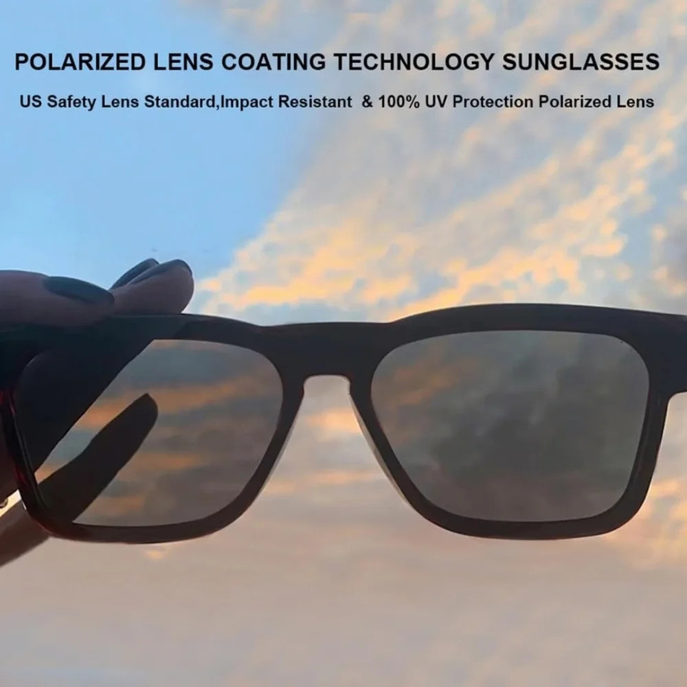 OhO Smart Glasses,Polarized Sunglasses with Bluetooth Speaker